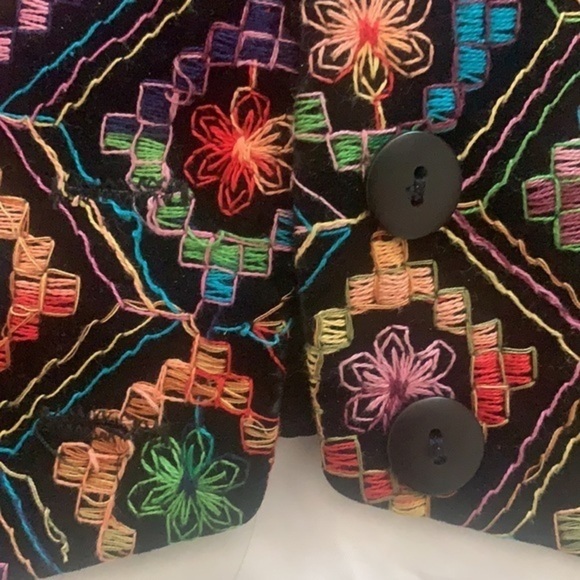 Santa Fe Duds vintage embroidered western vest one size fits all - Picture 8 of 10